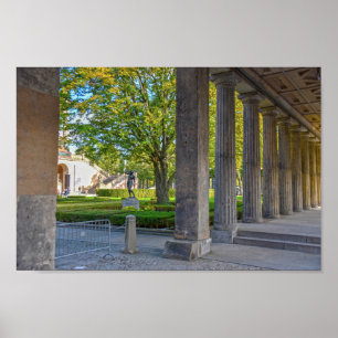 Póster Patio de Colonnade, Isla de los Museos, Berlín
