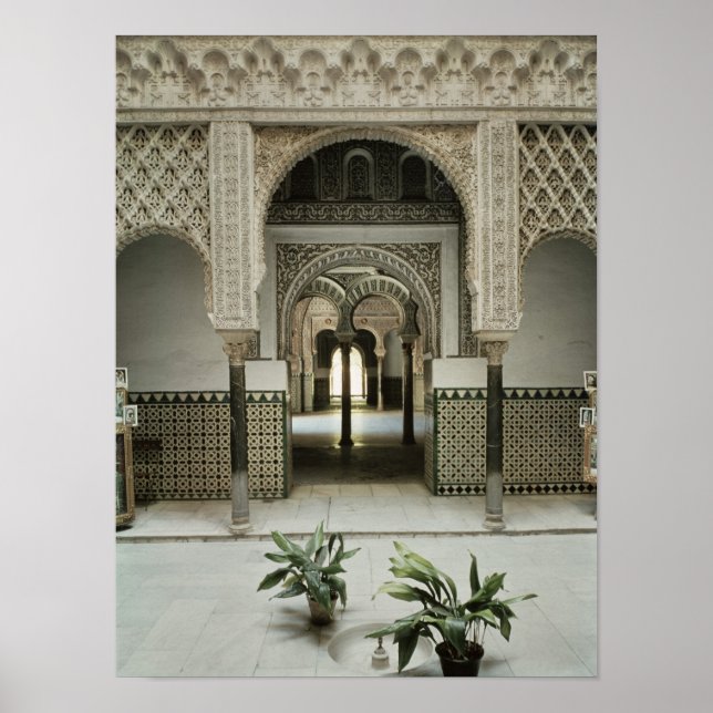 Póster Patio de las Munecas, siglos XII-XIV (Frente)