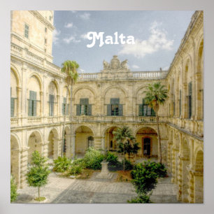 Póster Patio de Malta