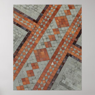 Póster Patio delantero en la Basílica Nacional, Ecuador