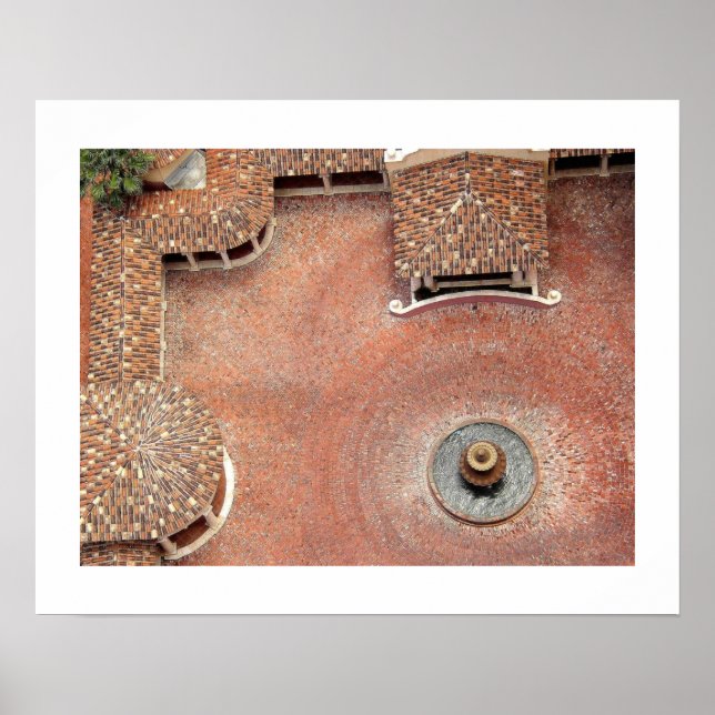 Póster Patio español (Frente)