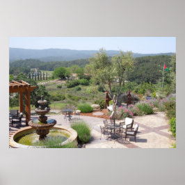 Póster Patio of Croad Tasting Room, Paso Robles