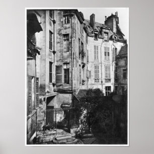 Póster Patio Rohan, París, 1858-78