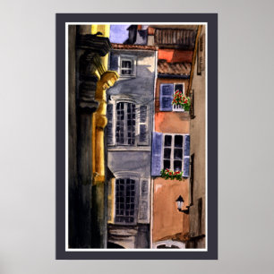 Póster Patio trasero de Italia