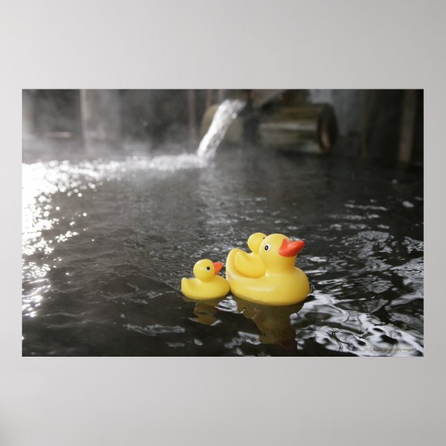 Póster Patitos de goma japoneses (Frente)