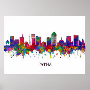 Póster Patna Bihar Skyline