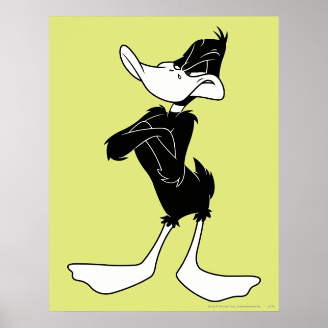 Póster Pato DAFFY™ con los brazos cruzados (Frente)