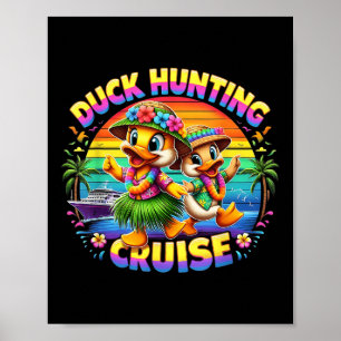 Póster Pato de goma Cruise Hunter vacaciones de verano en