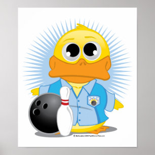 Póster Pato de los bolos
