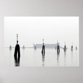 Póster PATO EN LA IMÁGENES LAGUNAS, papel Poster (Matte)