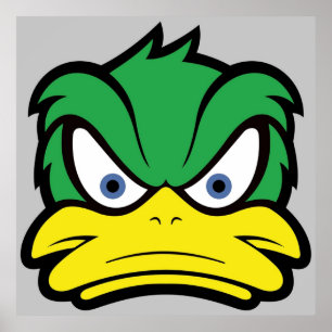 Póster Pato enojado