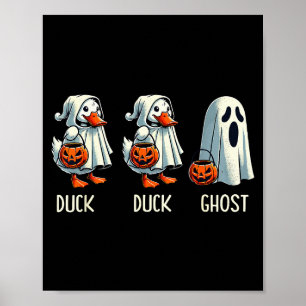 Póster Pato Fantasma Castigo Tronco O Tratar Truco O Trat