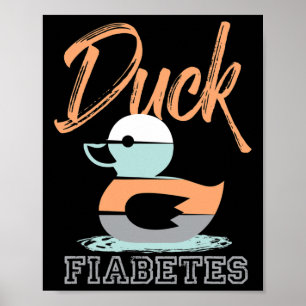 Póster Pato Fiabetes 