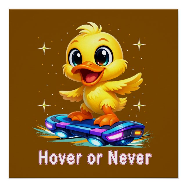 Póster pato gracioso (Anverso)