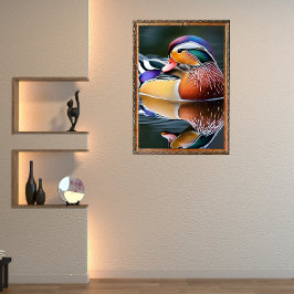 Póster Pato Mandarin