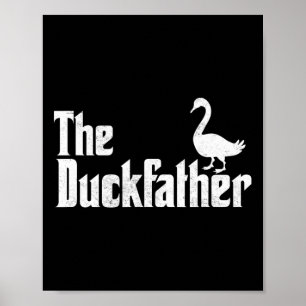 Póster Pato Padre Pato Amante Quack Papá Padre Día Goose