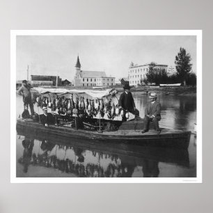 Póster Pato que caza la foto 1912 de Alaska