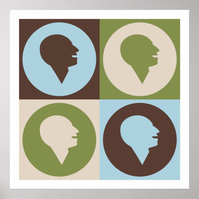 Póster Patología del lenguaje de voz pop artístico (Frente)