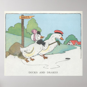 Póster Patos y Drakes