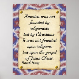 Póster Patrick Henry America Cita