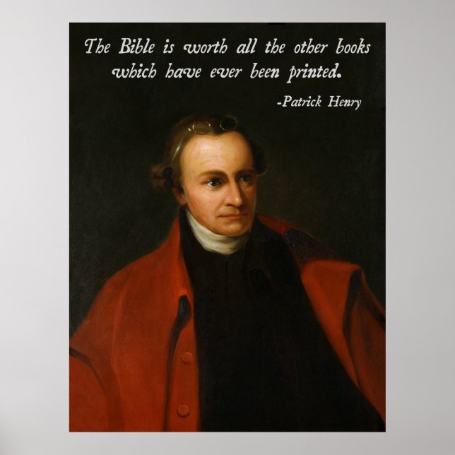Póster Patrick Henry Bible (Frente)