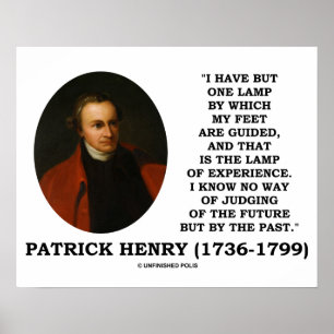 Póster Patrick Henry Lamp De Experiencia Juzgando Del Fut