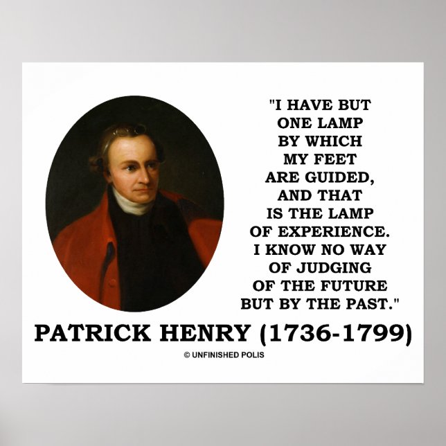 Póster Patrick Henry Lamp De Experiencia Juzgando Del Fut (Frente)