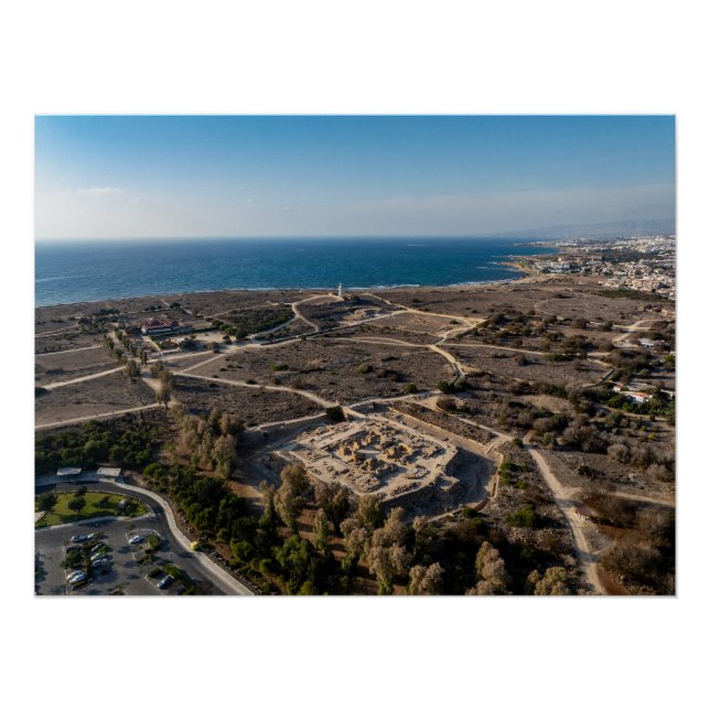 Póster Patrimonio de la Humanidad de la UNESCO, Paphos, C (Anverso)