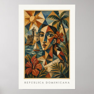 Póster Patrimonio de la República Dominicana Viajes al