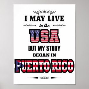 Póster Patrimonio de Puerto RIco USA Cita