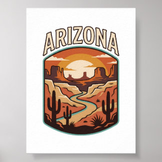 Póster Patrimonio del Cañón de Arizona