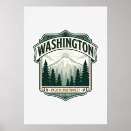 Póster Patrimonio del Estado de Washington