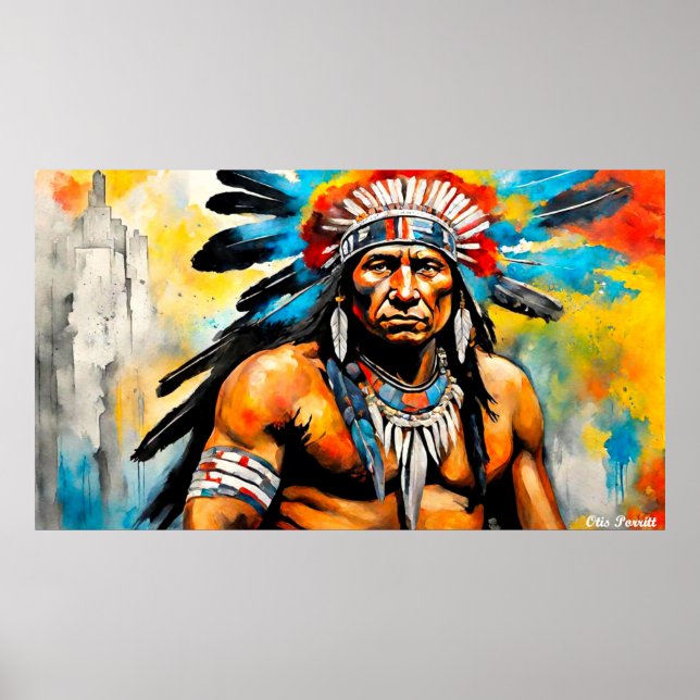 PÓSTER PATRIMONIO NATIVO MONTH-WARRIORS 19C (Frente)