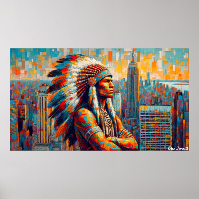 PÓSTER PATRIMONIO NATIVO MONTH-WARRIORS 22C (Frente)