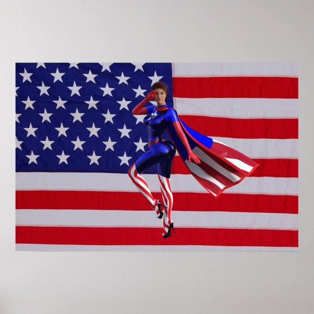Póster Patriot Girl (Frente)