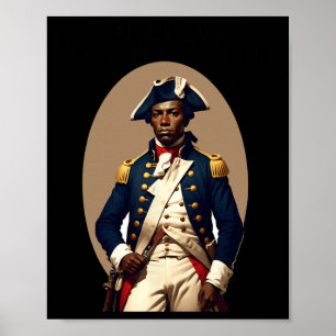 Póster Patriota africano, soldado de guerra revolucionari