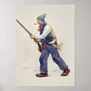 Póster Patriota Quebec Rebelión 1837-1838 Henri Julien