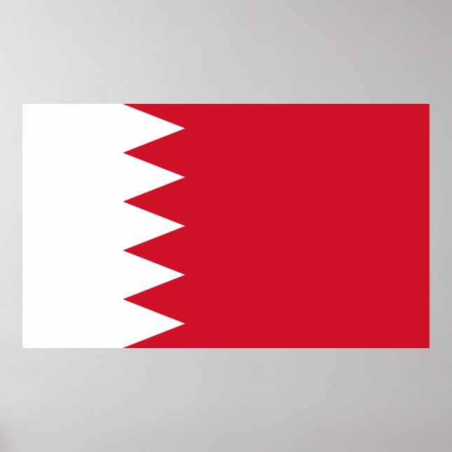 Póster Patriotic Flag of Bahrain (Frente)