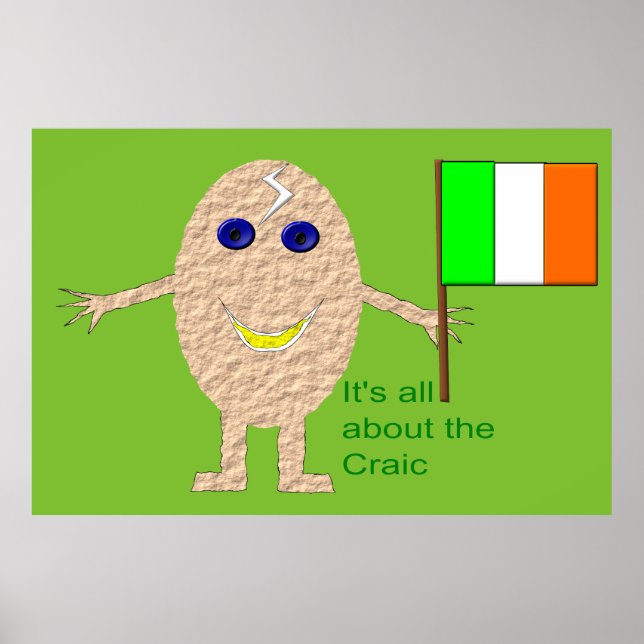 Póster Patriotic Irish Egg Poster (Frente)