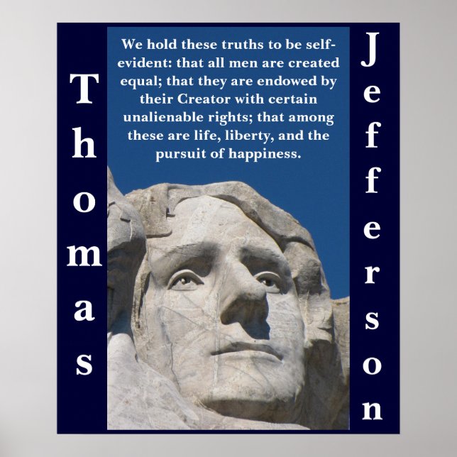 Póster Patriotic Thomas Jefferson Poster (Frente)
