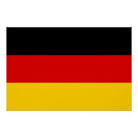 Poster patriótico con bandera de Alemania