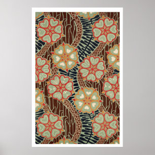 Póster Patrón 2 de Art Nouveau en Emporio Moffa