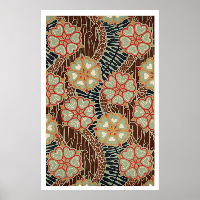 Póster Patrón 2 de Art Nouveau en Emporio Moffa (Frente)