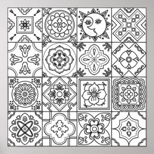 Póster Patrón 2 de Talavera inspirado