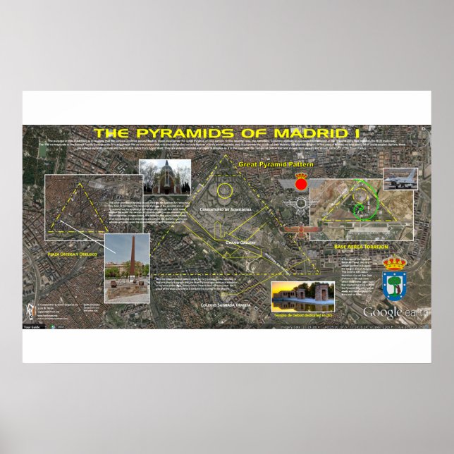 Póster Patrón 3 de Pléyades de Madrid (Frente)