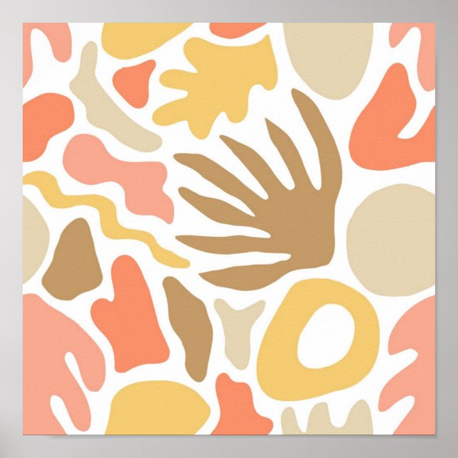 Póster Patrón abstracto (Frente)