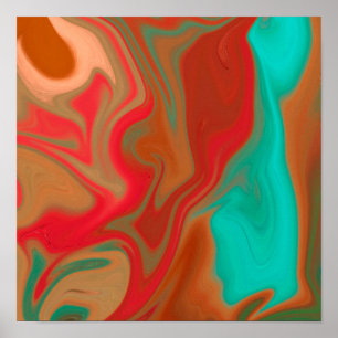 Póster patrón abstracto.