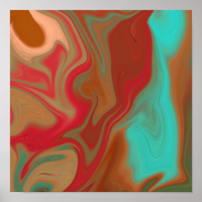 Póster patrón abstracto. (Frente)