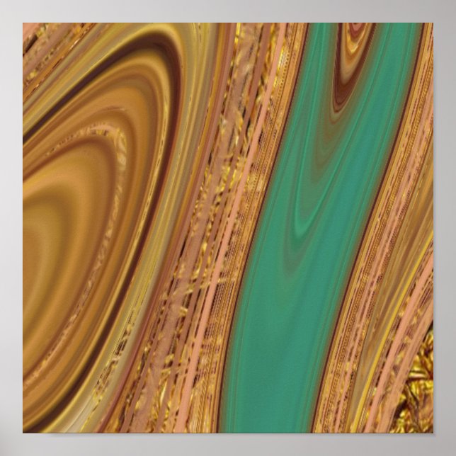 Póster patrón abstracto. (Frente)