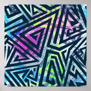 Póster Patrón abstracto